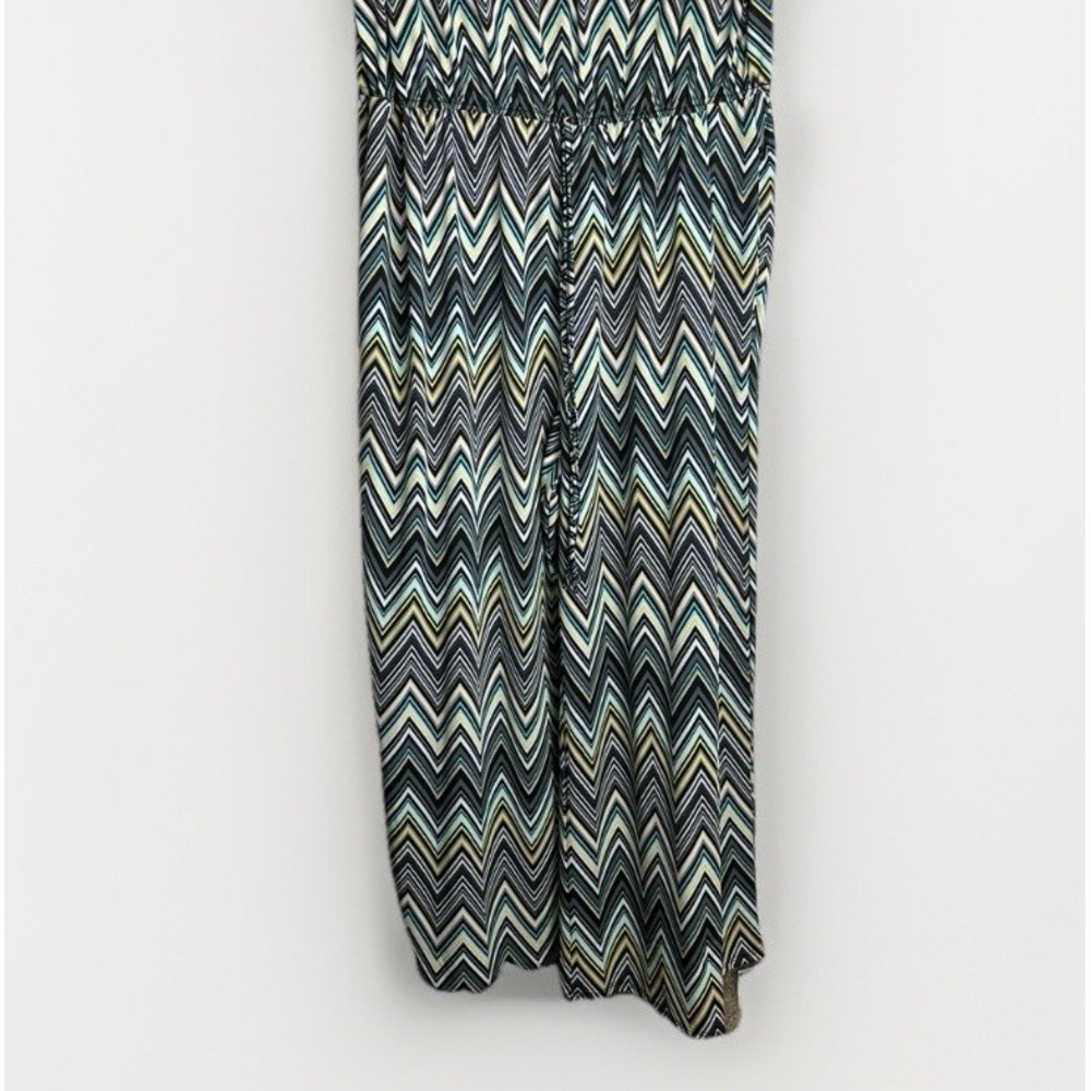 Tacera‎ Women's Jumpsuit Plus Size 2X Multicolor Retro Front Zip Sleeveless - Picture 4 of 8